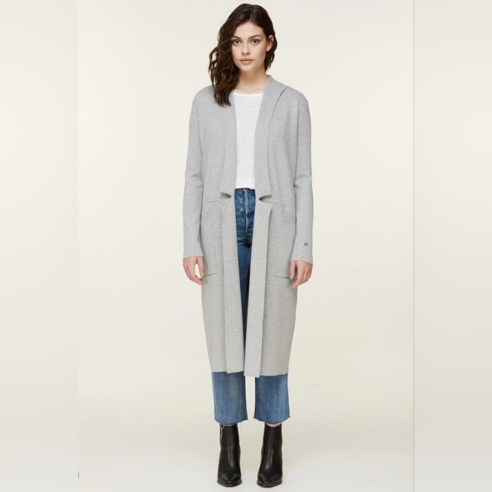 Soia and Kyo, size xs, silverash color annabella cardigan.